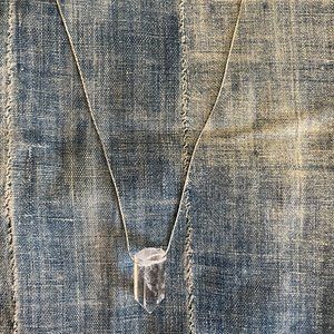 Crystal Clear Quartz Point Necklace